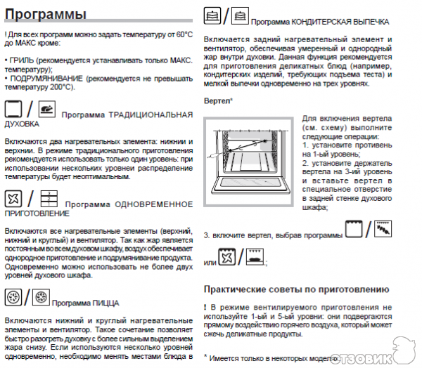 Инструкция на русском hotpoint ariston