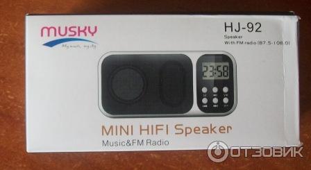Mini Hi Fi Speaker Musky Hj 92    -  5