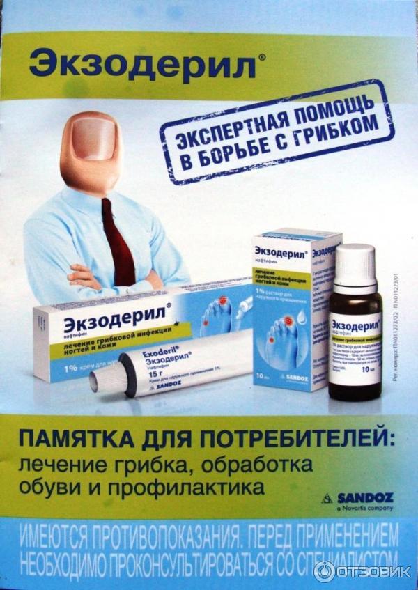 Экзодерил В Аптеках Москвы