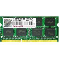 Отзыв о Оперативная память Transcend DDR3 SO-DIMM 4GB 1066МГц