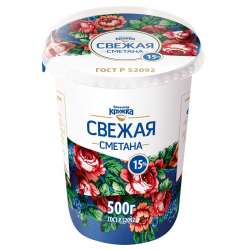 Отзыв о Свежая сметана "Большая Кружка" 15%