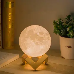 Отзыв о Светильник 3D Print Moon Lamp "Луна"