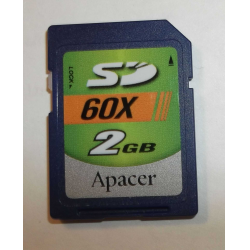 Отзыв о Карта памяти Apacer SD 2GB 60X