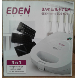 Отзыв о Вафельница Eden Home EDG-608 (3 в 1)