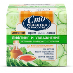 Сто рецептов красоты Крем для лица дневной Лифтинг и питание 50 мл — купить в Минске