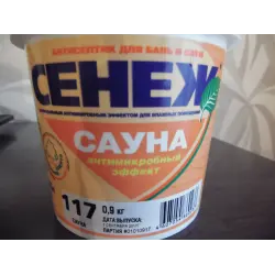Отзыв о Антисептик для бань и саун Сенеж "Сауна"