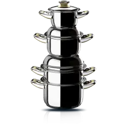 Отзыв о Набор кухонной посуды Inoxia Турбоиндукция