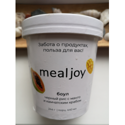 Отзыв о Боул Mealjoy черный рис с манго и камчатским крабом