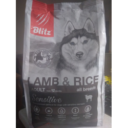 Отзыв о Корм для собак Blitz adult lamb and rice all breeds Sensitive