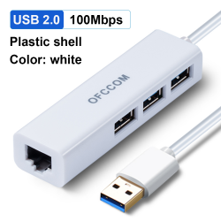 Отзыв о Адаптер OFCCOM USB-RJ45 + USB hub