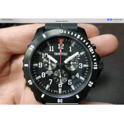 Отзыв о Мужские часы TAWATEC Black Titan Diver Chrono (кварц) (300м) TWT.07.91.81G