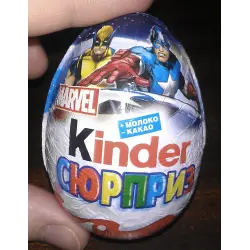 Отзыв о Шоколадное яйцо Kinder Surprise "Супергерои Marvel"