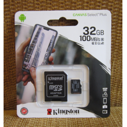 Отзыв о Карта памяти microSDHC UHS-I U1 Kingston Canvas Select Plus 32 ГБ