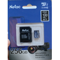 Отзыв о Карта памяти MicroSD Netac 256GB P500 Extreme Pro