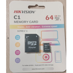 Отзыв о Карта памяти Hikvision C1 MicroSDXC UHS-I 64 Gb