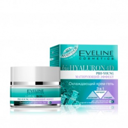 Отзыв о Крем-гель для лица Eveline Cosmetics 3 в 1 Pro-Young "Матирующий эффект"