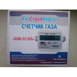 Отзыв о Счетчик газа ГазСтройНефть GSN-G1.6IS