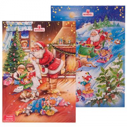 Адвент календарь с шоколадными фигурками Baron Chocolate Advent Calendar 200г