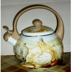 Отзыв о Эмалированный чайник со свистком Kettle "Oliva"