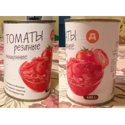 Отзыв о Томаты резаные очищенные "Дикси"