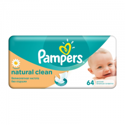 Отзыв о Детские влажные салфетки Pampers Natural clean