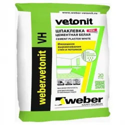 Отзыв о Шпаклевка Weber-Vetonit VH
