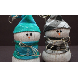 Поделка снеговик своими руками: оригинальные тематические поделки из подручных материалов