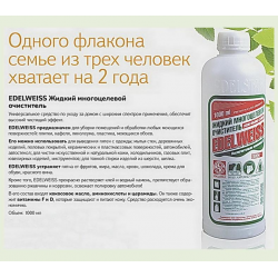 Отзыв о Жидкий многоцелевой очиститель Edelstar "Edelweiss"