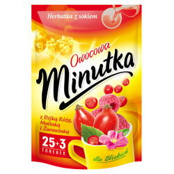 Отзыв о Чай фруктовый Мокате Minutka с шиповником, малиной и клюквой