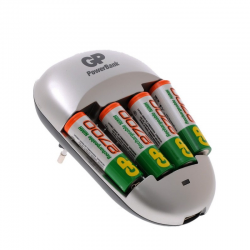 Аккумулятор + зарядное устройство GP PowerBank GPPB60-BС4, 4 шт AA, 2700мAч