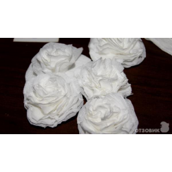 Как сделать розу из салфетки своими руками, фото и видео