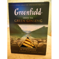 Отзыв о Чай Greenfield "Green Ginseng" в пирамидках