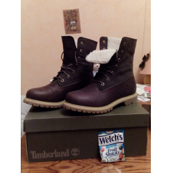 fleece fold down timberlands