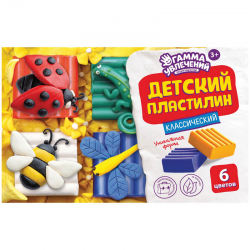 Отзывы о Детский <b>пластилин</b> "<b>Гамма увлечений</b>" классический