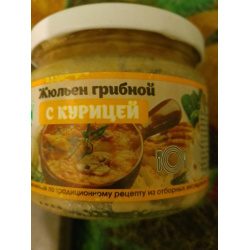 Классический жульен с курицей и грибами