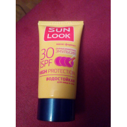 Отзыв о Солнцезащитная эмульсия Sun Look SPF 30