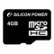 Фото Карта памяти Silicon Power MicroSD 4GB Class 2