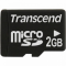 Фото Карта памяти Transcend microSD card 2GB + адаптер