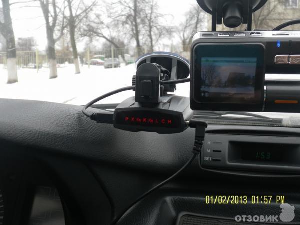 Автомобильный радар-детектор TinyDeal 360 Full-band Scanning E6 фото