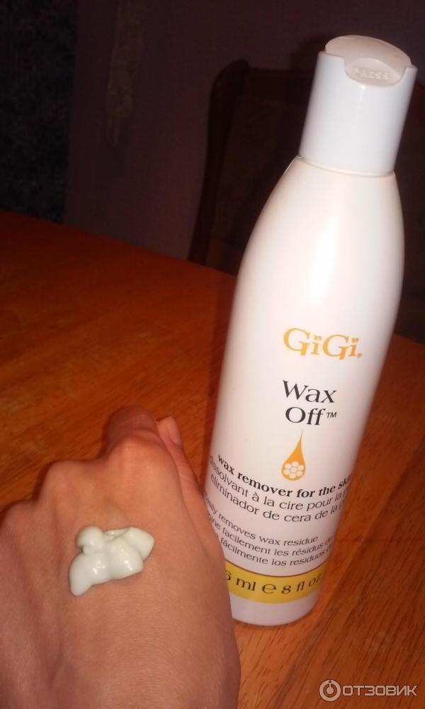 Отзыв о Крем для удаления воска с кожи Gigi Wax Off Отличное