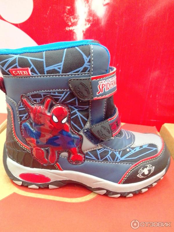 Отзыв о Детские ботинки Marvel Spider-Man