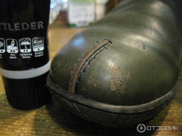 Отзыв о Крем для обуви Salamander Professional wetter schutz | Результат  удивил, я в восторге!