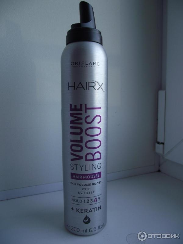 Отзыв о Мусс для волос Oriflame HairX Volume Boost | Отличный мусс для  укладки