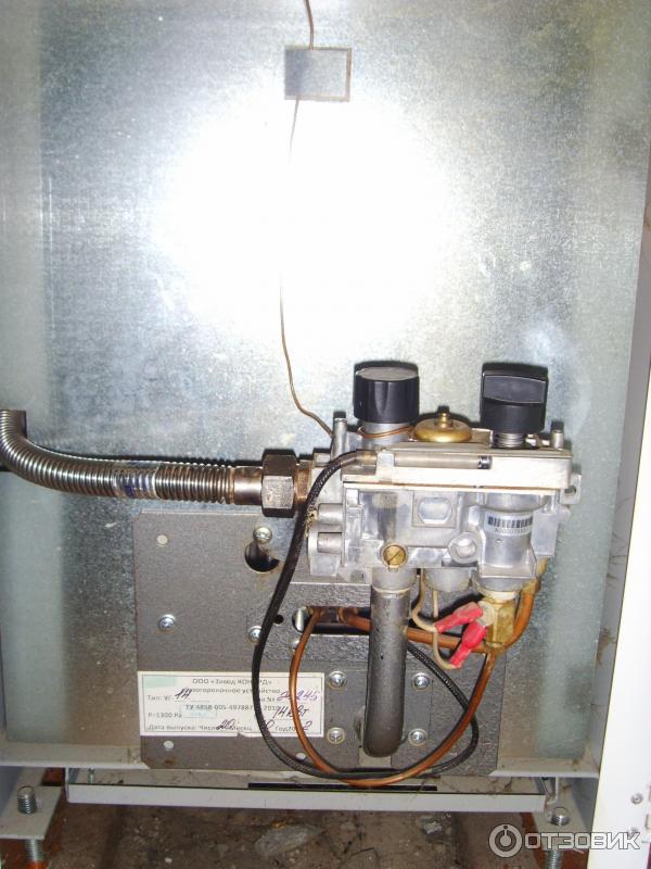 Конорд, напольный газовый двухконтурный котел отопительный Конорд КСц-Г/ГВ-12Н фото