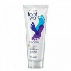 Отзыв о Крем для ног Avon Foot Works ночной восстанавливающий с маслом жожоба