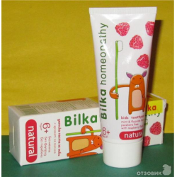 Отзыв о Детская зубная паста Красная линия Bilka 6+