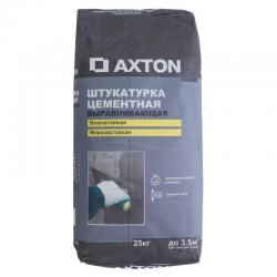 Отзыв о Штукатурка цементная Axton | Нормальная бюджетная штукатурка
