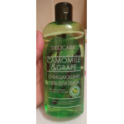 Отзыв о Очищающий гель для лица Delucare Camomile & Grape