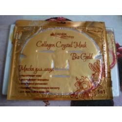 Отзыв о Маска для лица коллагеновая Fabrik cosmetology "Collagen Crystal mask Bio Gold"