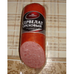 Отзыв о Колбаса варено-копченая ВМ Продукт "Сервелат Ореховый"